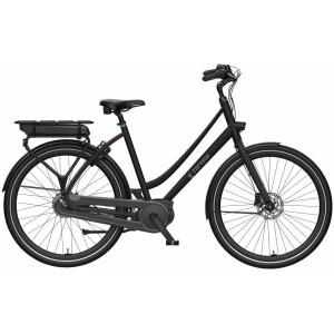 Cortina Fiets E-Tide Jet Black Matt Dames