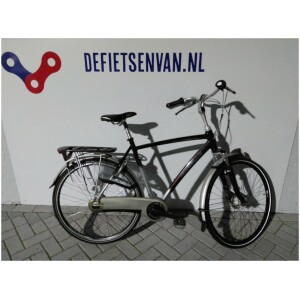 Gazelle Chamonix C8 Obergine/zilver Heren