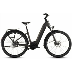 Cube TOURING HYBRID COMFORT SLX 800 CHARCOAL/CHROME Dames